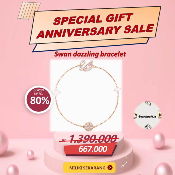 SPESIAL GIFT GELANG SWAN DAZZLING BRACELET