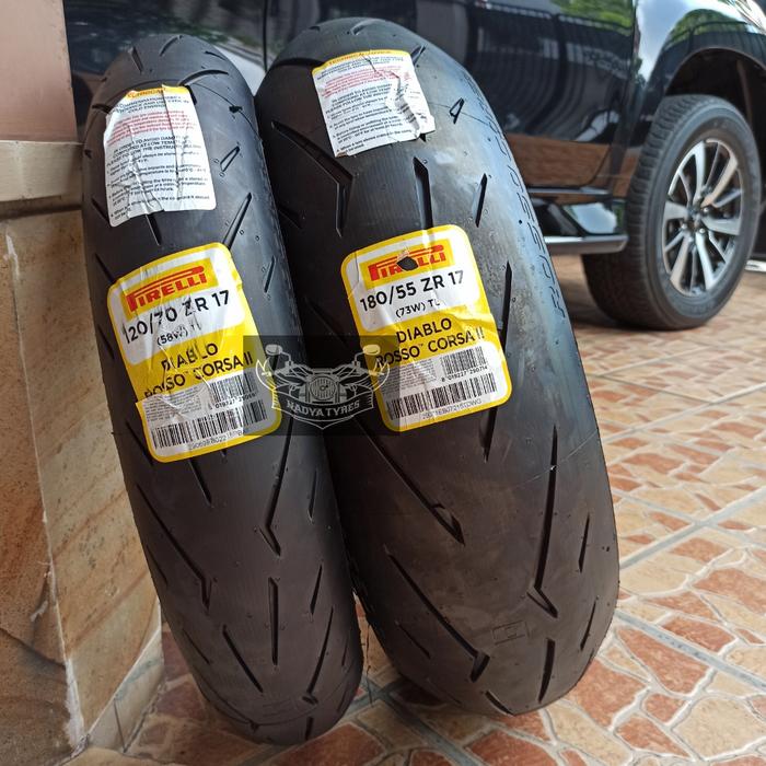ban pirelli diablo rosso corsa 2 120/70-17 180/55-17