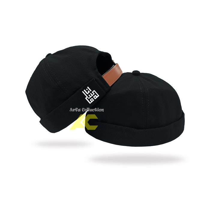 TOPI CAP MIKIHAT CUSTOM Gambar Kaligrafi Tulisan Ana muslim Arab