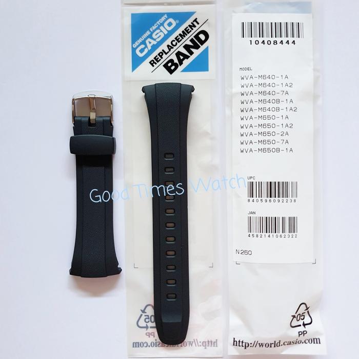 STRAP CASIO WVA M640 WVA M640B WVA M650 WVA M650B Casio Original
