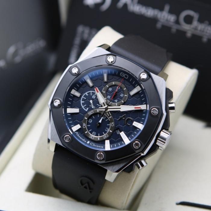 ALEXANDRE CHRISTIE AC 9601 SILVER BLACK BLUE AC9601 PRIA ORIGINAL