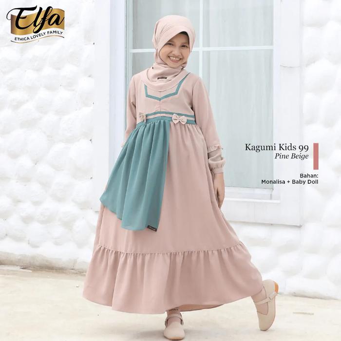 GAMIS TERBARU / ETHICA / KAGUMI KIDS 99 PINE BEIGE