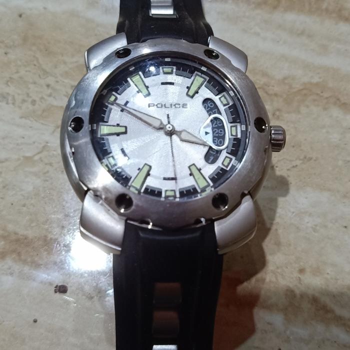 Jam tangan pria police original diameter besar keren banget muluss
