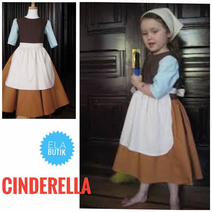 kostum cinderella-anak-kostum princess-disney