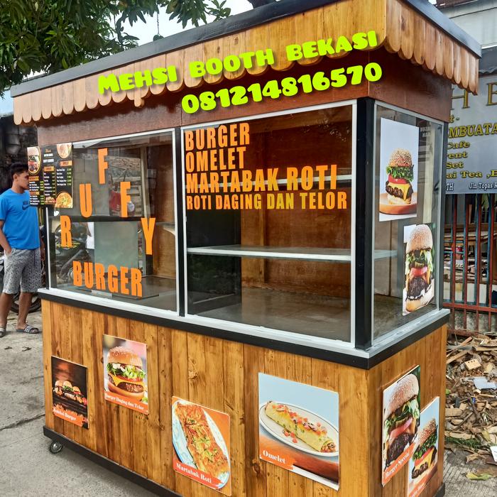 Gerobak Burger, roti bakar , kebab kekinian