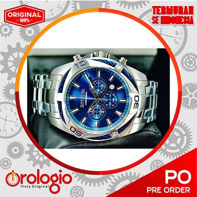 NEW Invicta Men's 52mm BOLT SCUBA Chronograph BLUE DIAL Silver Tone SS