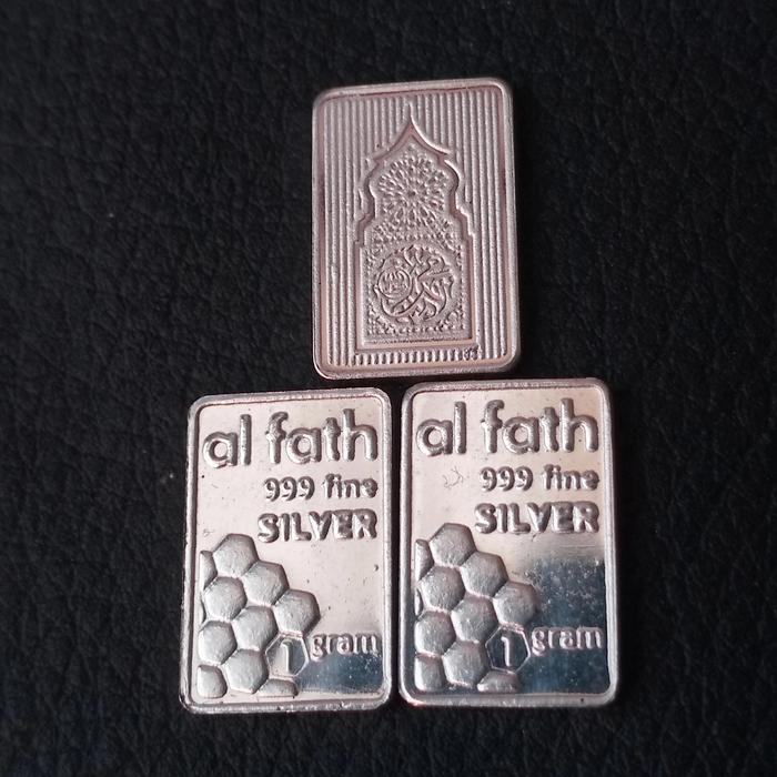 perak batangan al fath albar bullion 1gr Logam Mulia fine silver 999