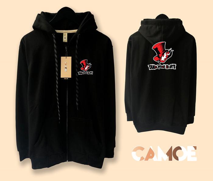 Jaket Hoodie zipper premium persona 5 take your heart pesona 5