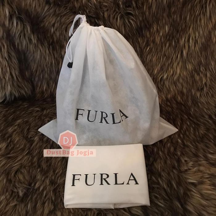 DB FURLA ukuran XL 50X45 DustBag Tas Serut Sarung Cover Dust Bag Shoes