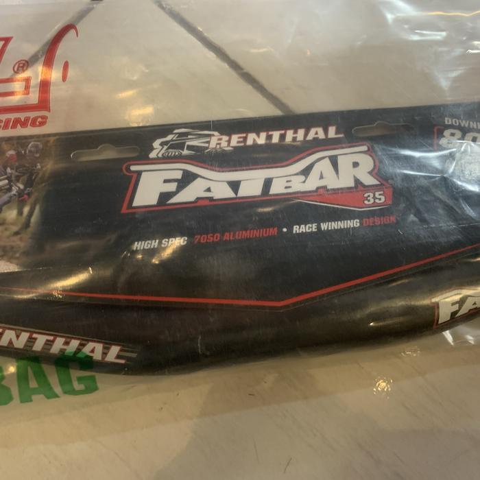 Renthal Stang MTB Renthal Rise 20 clamp 35 Panjang 800mm Cocok untuk Sepeda Kesayangan Anda Fatbar H