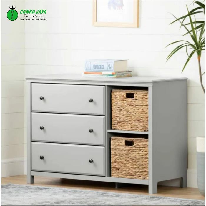 CANKA - Lemari Pakaian Anak Bayi Minimalis Murah Baby Tafel Cotton