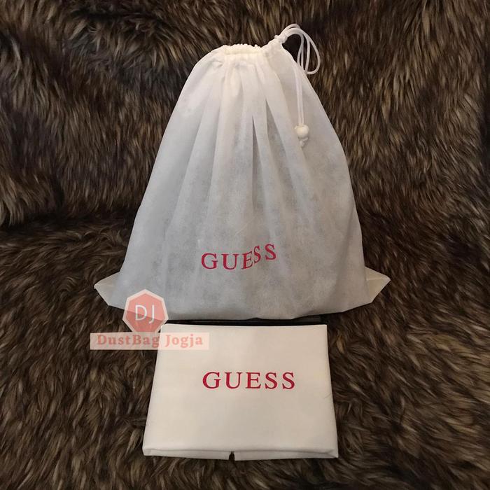 DB GUESS ukuran L 45X45 DustBag Tas Serut Sarung Cover Dust Bag