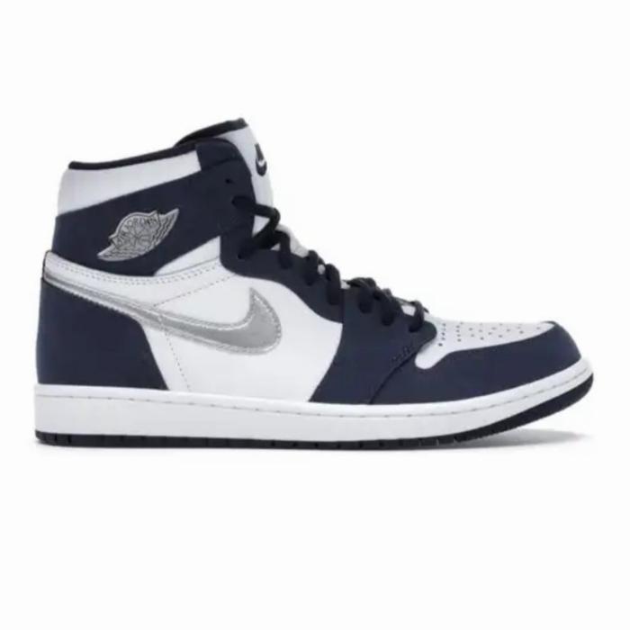 AJ 1 High Midnight Navy VNDS Size US 9.5without blue laces rep box