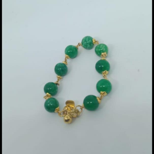 Gelang Lapis Emas 24k Giok