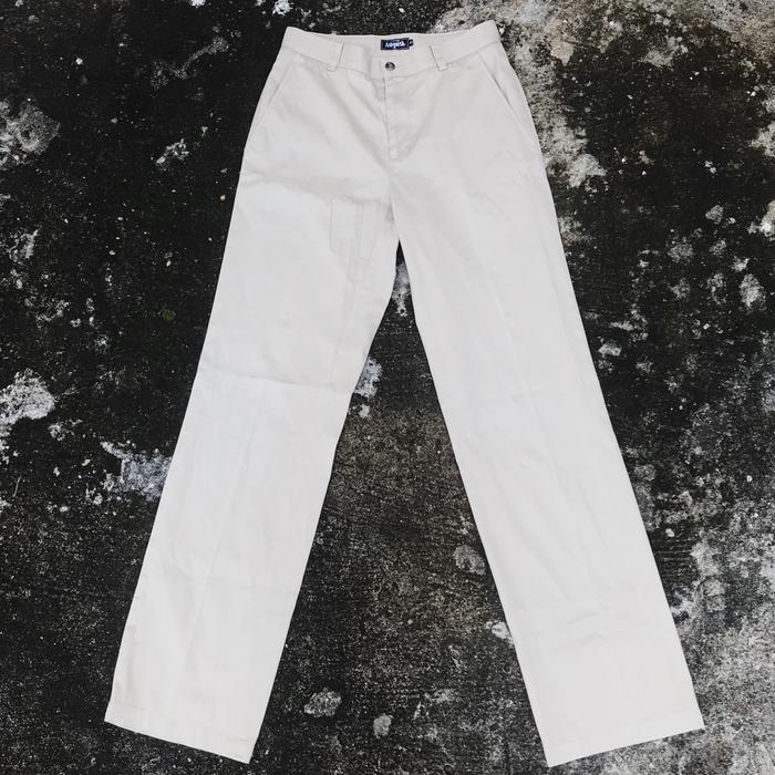 Celana Chino Panjang Pria Ashworth Original Cream Second
