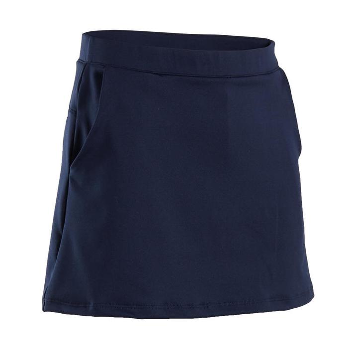 Celana Rok Anak Wanita Girls Golf Skort MW500 Navy Blue