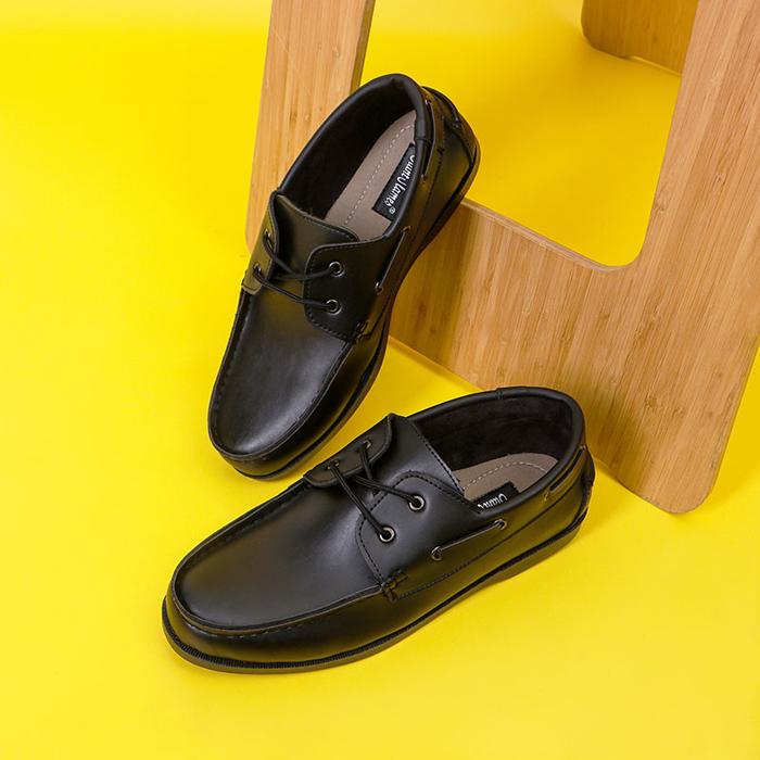 SEPATU PANTOFEL GIANT PANDYA BLACK | GIANT FLAMES | SEPATU KERJA