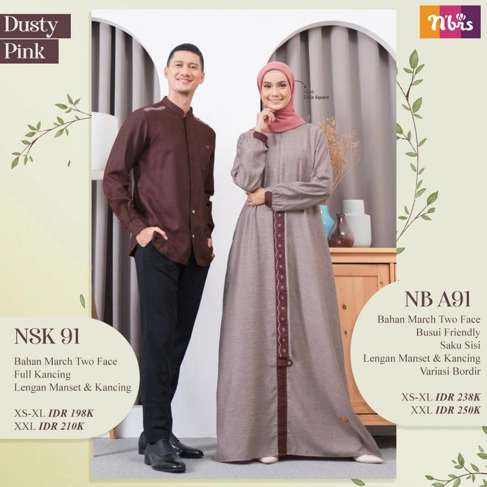 Baju Couple Nibras nb a91 nsk 91