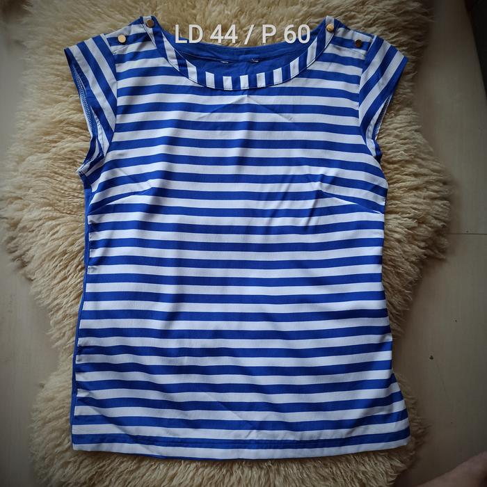 Banana Republic preloved Baju atasan wanita blue