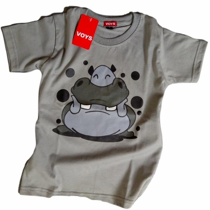 kaos anak voys kuda nil