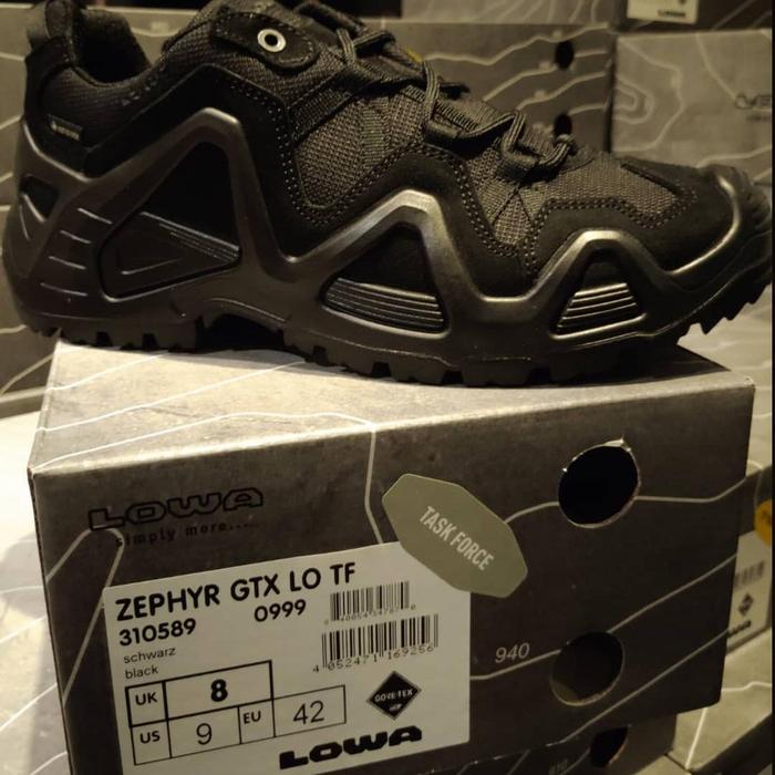 lowa zephyr gtx low black