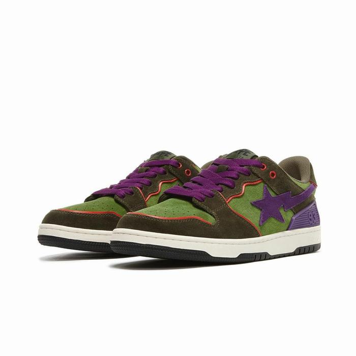 BAPESTA BAPE SK8 STA "Dark Purple Green"