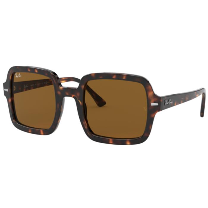 Ray-Ban Square RB 2188F 902/33 Tortoise w/ Brown Classic B-15