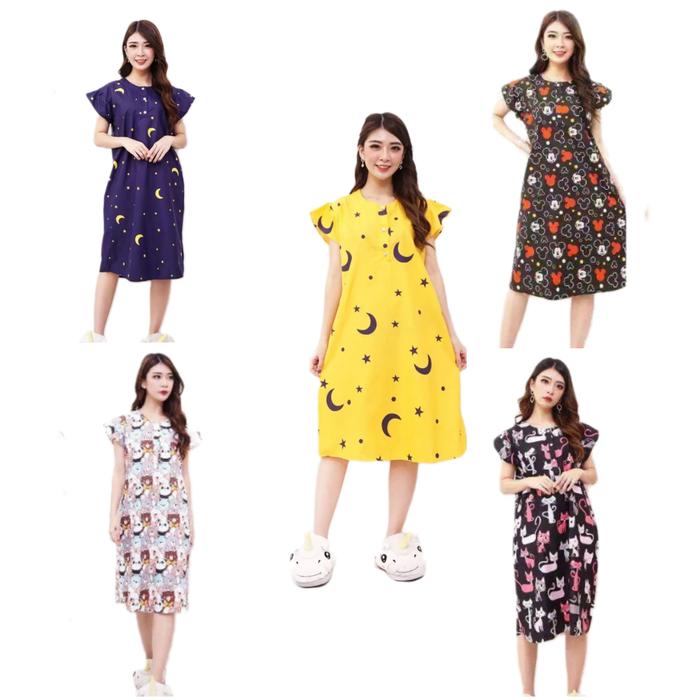 Daster Karakter / Baju Tidur/ Daster Busui