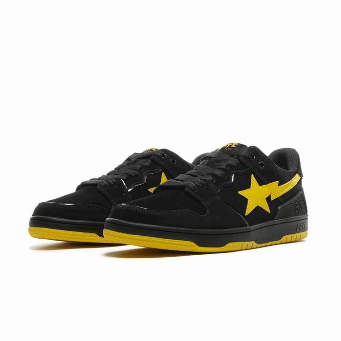 BAPESTA BAPE SK8 STA "Black Electric Yellow"