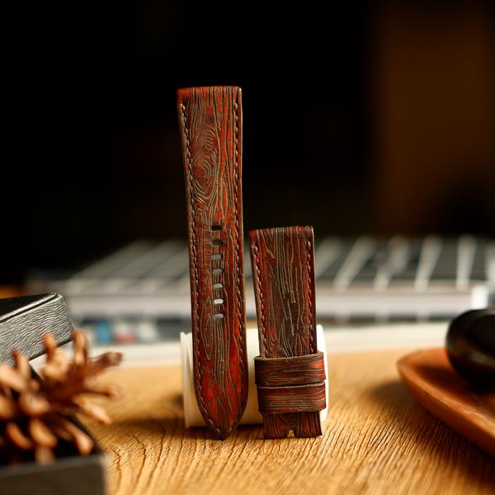 Premium Watch Straps Corum 21mm : Wood Oak