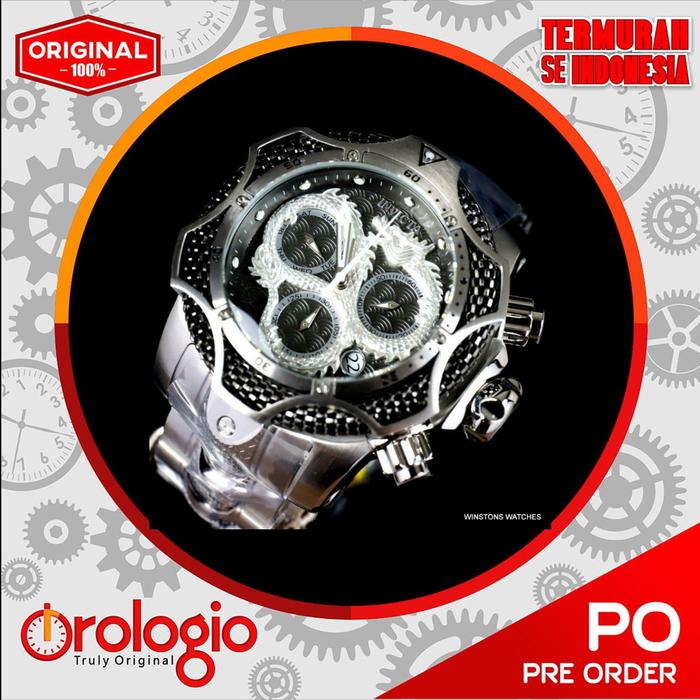 Invicta Venom Dragon Scale Swiss Mvt Chrono Steel 31510 Ori & Termurah