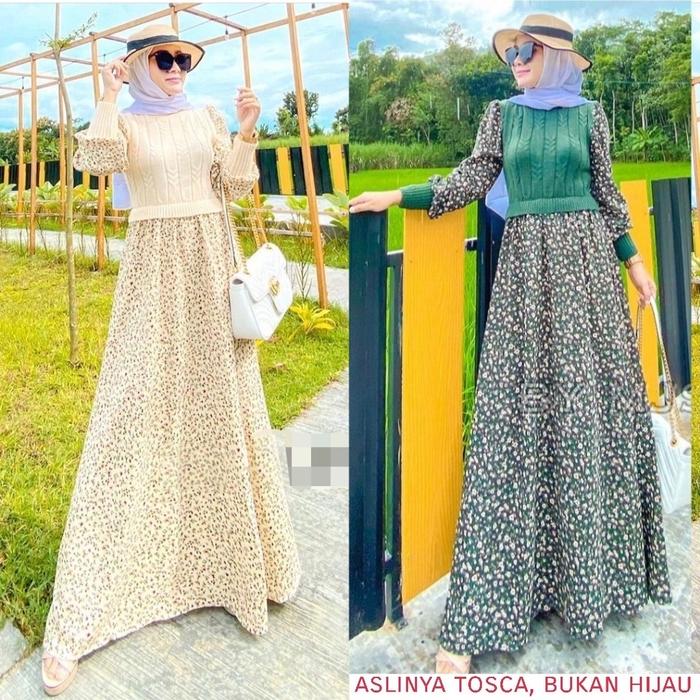 ONNIEFASHION Maxi Phylicia Gamis Import 75000 Maxi Dress Wanita