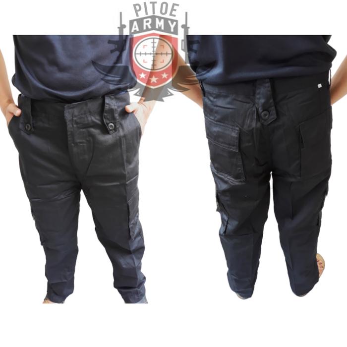 Celana PDL Warna Hitam - Celana Lapangan FKPPI - Celana PDL Security