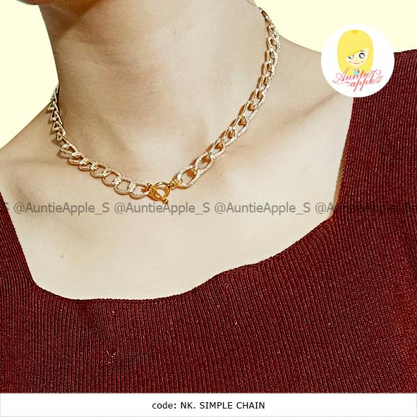 GOLD CHAIN CHOKER/KALUNG CHOKER/GOLD NECKLACE/KALUNG GOLD SIMPLE