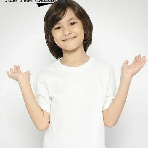 KAOS POLOS ANAK COTTON COMBED 20S PUTIH