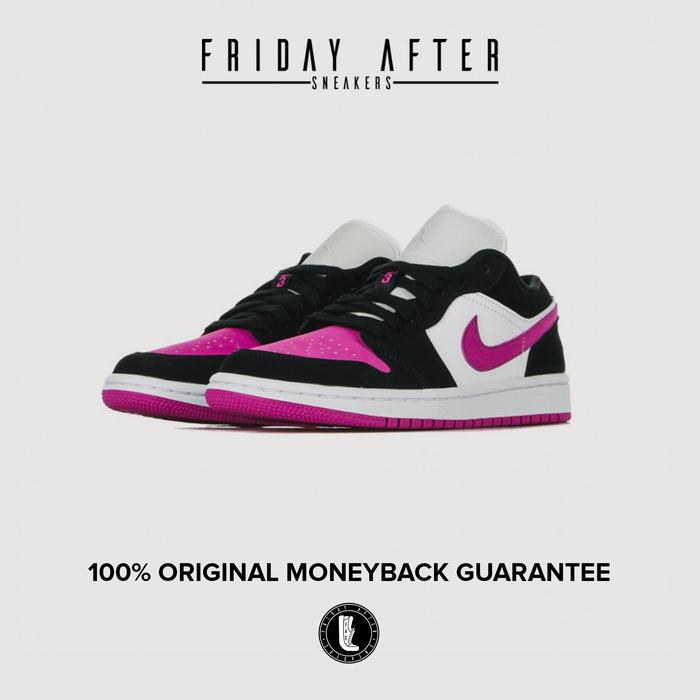 Nike Air Jordan 1 Low Black Cactus Flower Original Resmi