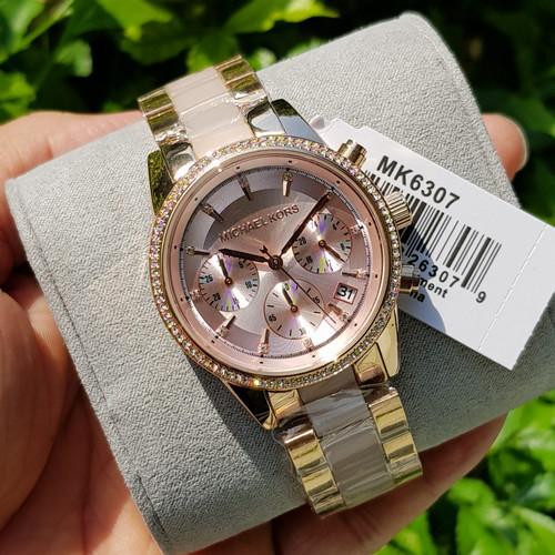 [ORIGINAL] MICHAEL KORS Jam Tangan Wanita MK6307 Rosegold Original