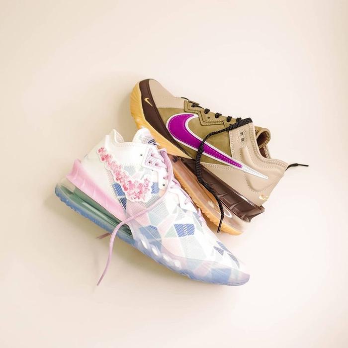 Nike Lebron XVIII Low NRG “Dark Mocha” & Pink