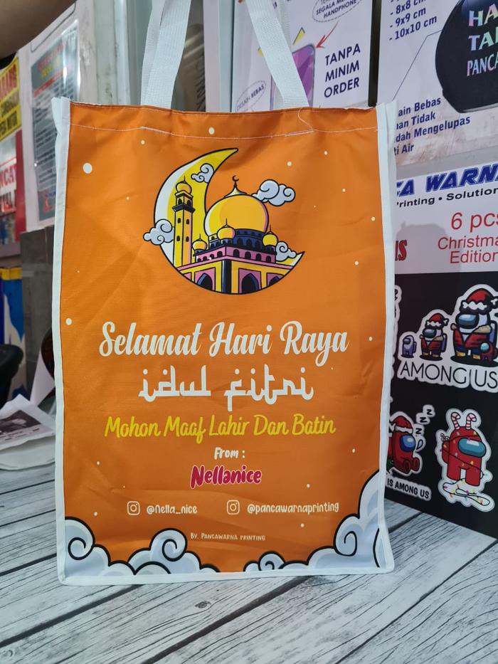 Tas Lipat Hampers / Tas Sembako / Tas Lipat Custom / Tas custom Desain