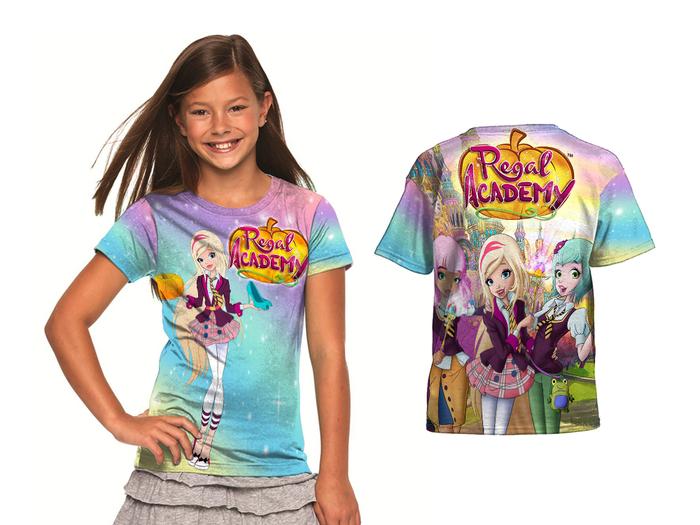 Baju Anak Perempuan Fullprint pakai nama gratis REGAL ACADEMY