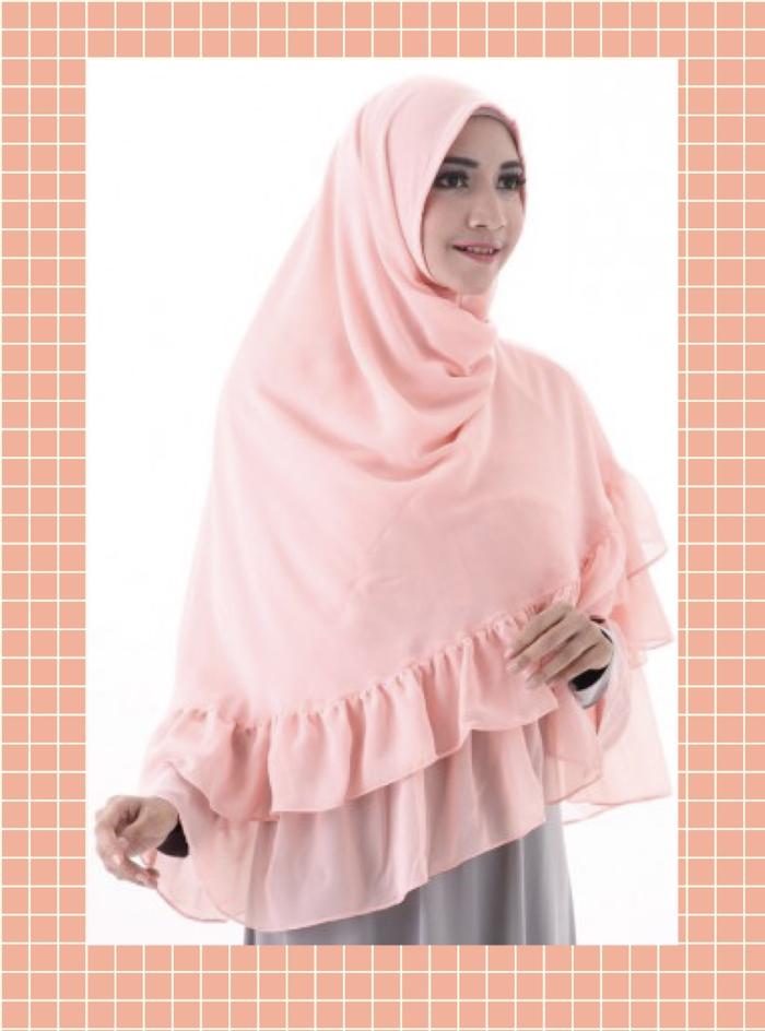 Kerudung khimar zelia