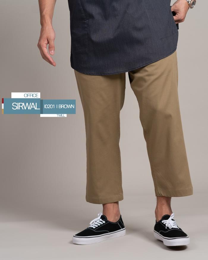 SAMASE Celana Sirwal Office Slim Pakaian Muslim Pria Dewasa| I 020 ORI