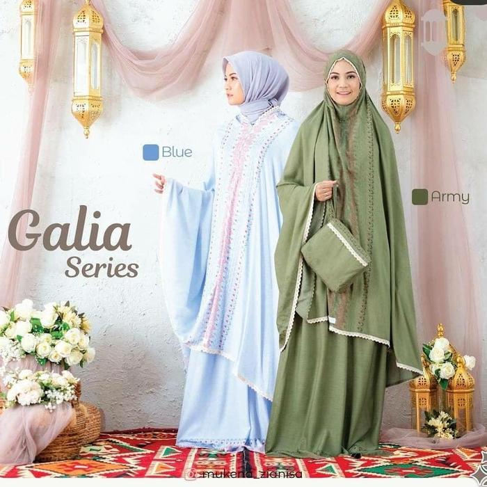 Mukena Dewasa 2 in 1 Jumbo Baneska Galia Katun Rayon Premium