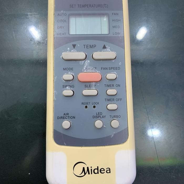 REMOT AC MIDEA ASI COPOTAN ( seri R51M/E )