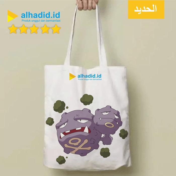 Totebag Pokemon / Tote Bag / Tas Souvenir / Goodie Bag Blacu Semarang