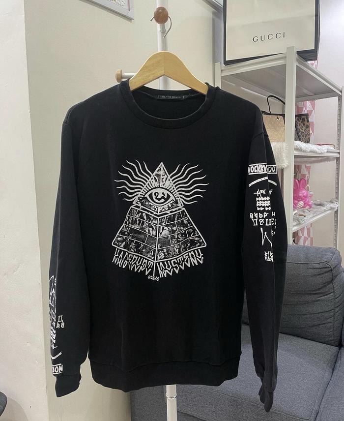 SWEATER PSYCHEDELIC black original bukan adidas nike puma onitsuka