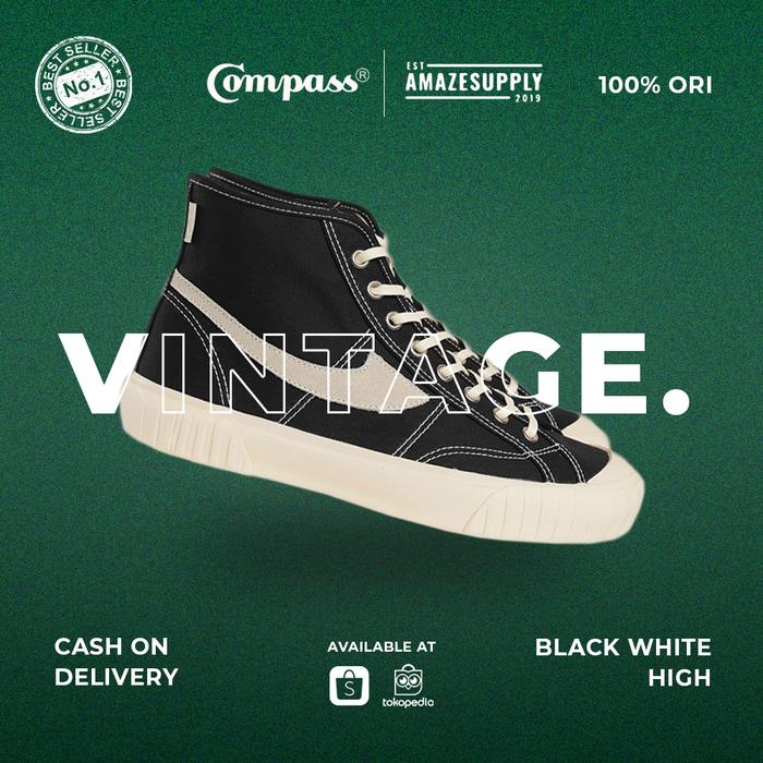 Compass Vintage High Black