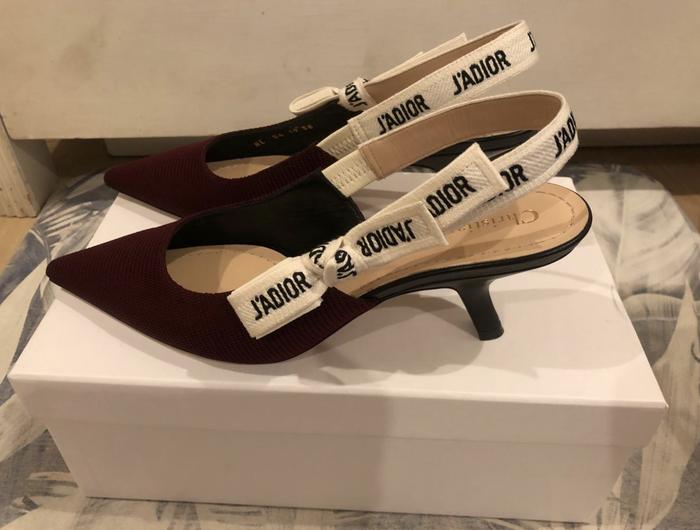 NEW NBUB SEPATU LOW HEELS DIOR AUTHENTIC ALSI COMPLETE SET ORIMULTIREC