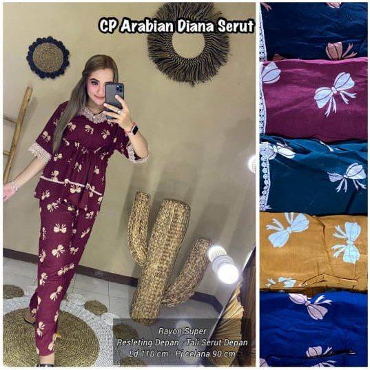 Set Cp Arabian Motif Kombinasi Brukat dan Renda Milo/ Set Cp Renda
