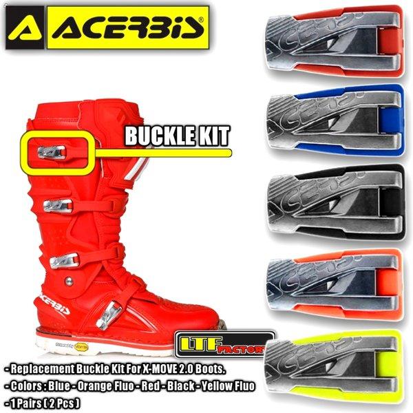 ACERBIS X-MOVE BOOTS BUCKLE STRAP LOCKER KIT - KEPALA PENGUNCI TALI SEPATU TRAIL - MOTOCROSS ORIGINA